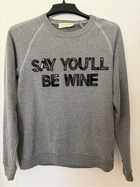 Bow & Drape Gray Crewneck Sweatshirt